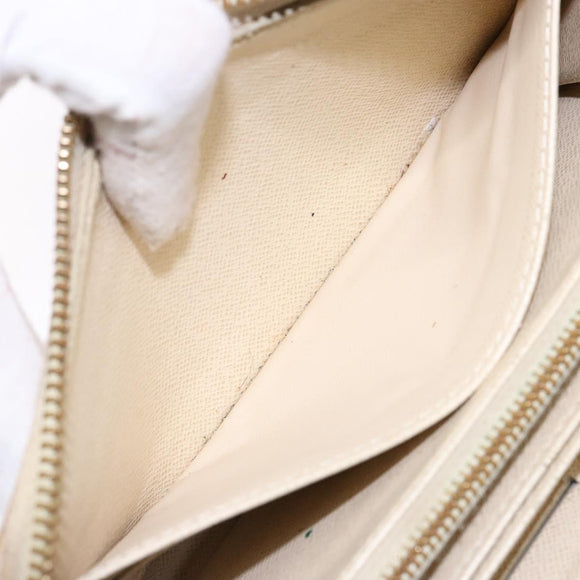 LOUIS VUITTON Damier Azur Zippy Wallet Long Wallet N60019 LV Auth 130796