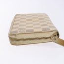 LOUIS VUITTON Damier Azur Zippy Wallet Long Wallet N60019 LV Auth 130796-4