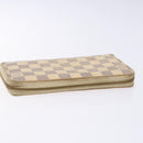 LOUIS VUITTON Damier Azur Zippy Wallet Long Wallet N60019 LV Auth 130796-5
