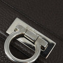 Salvatore Ferragamo Gancini Sophia Bag Leather 2way Dark Brown Auth 130806V-19