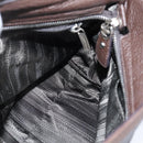 Salvatore Ferragamo Gancini Sophia Bag Leather 2way Dark Brown Auth 130806V-22