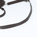 Salvatore Ferragamo Gancini Sophia Bag Leather 2way Dark Brown Auth 130806V-8