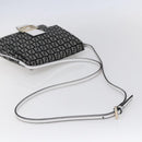 FENDI Zucchino Canvas Mamma bucket Shoulder Bag Brown Gold Auth 130807V-7