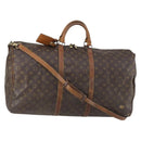 LOUIS VUITTON Monogram Keepall Bandouliere 60 Boston Bag M41412 LV Auth 130812-1