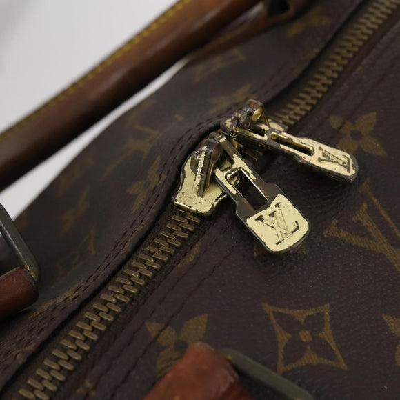 LOUIS VUITTON Monogram Keepall Bandouliere 60 Boston Bag M41412 LV Auth 130812