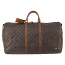 LOUIS VUITTON Monogram Keepall Bandouliere 60 Boston Bag M41412 LV Auth 130812-13