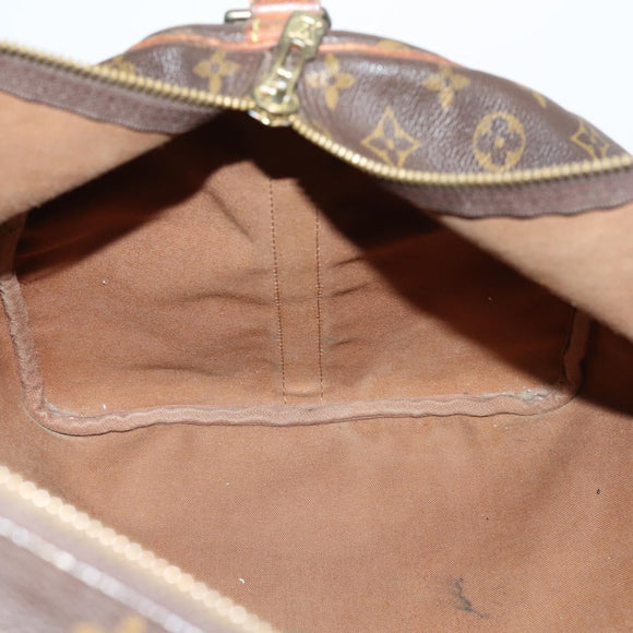 LOUIS VUITTON Monogram Keepall Bandouliere 60 Boston Bag M41412 LV Auth 130812