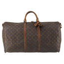 LOUIS VUITTON Monogram Keepall Bandouliere 60 Boston Bag M41412 LV Auth 130812-2