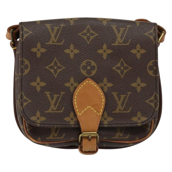 LOUIS VUITTON Monogram Cartouchiere PM Shoulder Bag M51254 LV Auth 130814