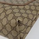 GUCCI GG Supreme Web Sherry Line Tote Bag PVC Beige Gold 89 02 003 Auth 130821-9