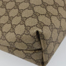 GUCCI GG Supreme Web Sherry Line Tote Bag PVC Beige Gold 89 02 003 Auth 130821-16