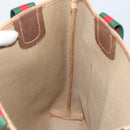 GUCCI GG Supreme Web Sherry Line Tote Bag PVC Beige Gold 89 02 003 Auth 130821-19