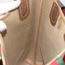 GUCCI GG Supreme Web Sherry Line Tote Bag PVC Beige Gold 89 02 003 Auth 130821-20