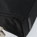 PRADA Hand Bag Nylon Black Silver Auth 130824-16