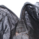 PRADA Hand Bag Nylon Black Silver Auth 130824-22