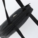 PRADA Hand Bag Nylon Black Silver Auth 130824-6