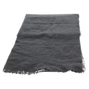 CHANEL Scarf Cashmere Black CC Auth 130826M-11