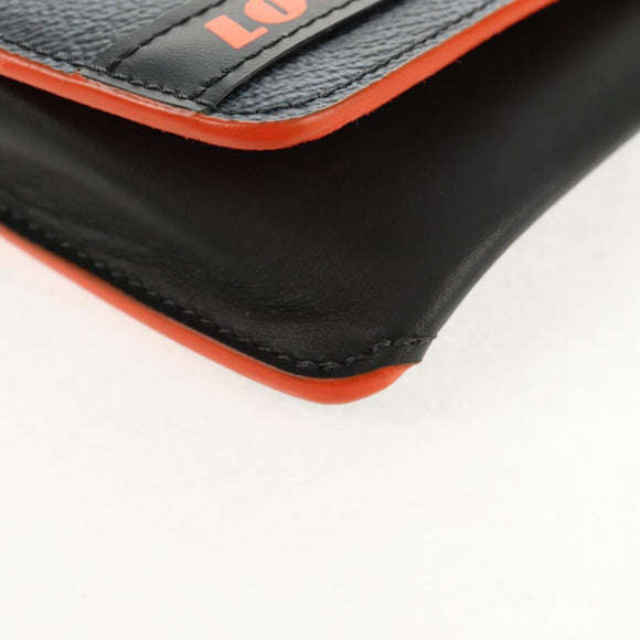 LOUIS VUITTON Damier Cobalt Etui Lunette Woody Glasses Case GI0380 Auth 130830M