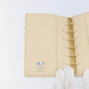 LOUIS VUITTON Damier Azur Agenda PM Day Planner Cover R20706 LV Auth 130831-20