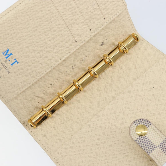 LOUIS VUITTON Damier Azur Agenda PM Day Planner Cover R20706 LV Auth 130831