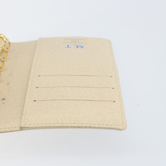 LOUIS VUITTON Damier Azur Agenda PM Day Planner Cover R20706 LV Auth 130831