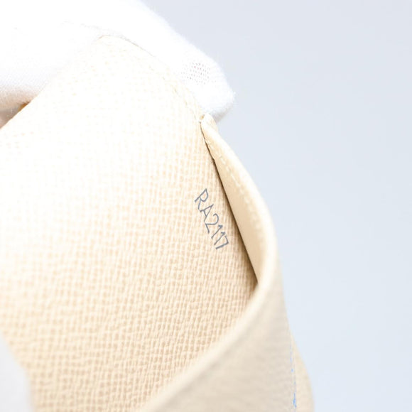 LOUIS VUITTON Damier Azur Agenda PM Day Planner Cover R20706 LV Auth 130831