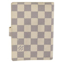 LOUIS VUITTON Damier Azur Agenda PM Day Planner Cover R20706 LV Auth 130831-2