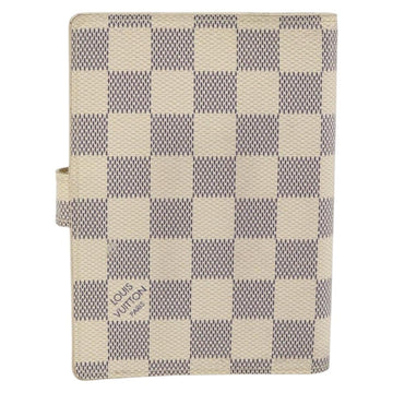 LOUIS VUITTON Damier Azur Agenda PM Day Planner Cover R20706 LV Auth 130831 - 0