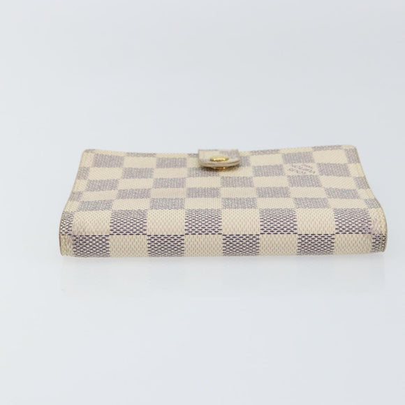 LOUIS VUITTON Damier Azur Agenda PM Day Planner Cover R20706 LV Auth 130831