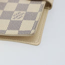 LOUIS VUITTON Damier Azur Agenda PM Day Planner Cover R20706 LV Auth 130831-14
