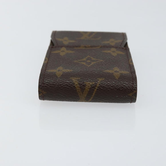 LOUIS VUITTON Monogram Etui Cigarette Case M63024 LV Auth 130832