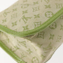 LOUIS VUITTON Mini Mini Trousse Marie Kate Pouch Almond Green M92935 Auth 130833A-15
