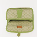 LOUIS VUITTON Mini Mini Trousse Marie Kate Pouch Almond Green M92935 Auth 130833A-18