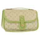 LOUIS VUITTON Mini Mini Trousse Marie Kate Pouch Almond Green M92935 Auth 130833A-1