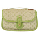 LOUIS VUITTON Mini Mini Trousse Marie Kate Pouch Almond Green M92935 Auth 130833-13