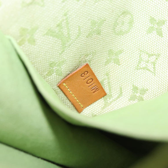 LOUIS VUITTON Mini Mini Trousse Marie Kate Pouch Almond Green M92935 Auth 130833