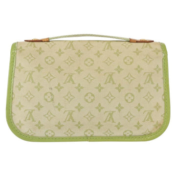 LOUIS VUITTON Mini Mini Trousse Marie Kate Pouch Almond Green M92935 Auth 130833 - 0