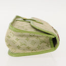 LOUIS VUITTON Mini Mini Trousse Marie Kate Pouch Almond Green M92935 Auth 130833A-3
