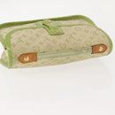 LOUIS VUITTON Mini Mini Trousse Marie Kate Pouch Almond Green M92935 Auth 130833-7