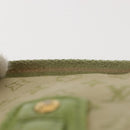 LOUIS VUITTON Mini Mini Trousse Marie Kate Pouch Almond Green M92935 Auth 130833-9
