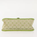 LOUIS VUITTON Mini Mini Trousse Marie Kate Pouch Almond Green M92935 Auth 130833A-5