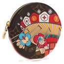 LOUIS VUITTON Monogram Vivienne Porte Monnaie Round Purse M69757 LV Auth 130834M-1