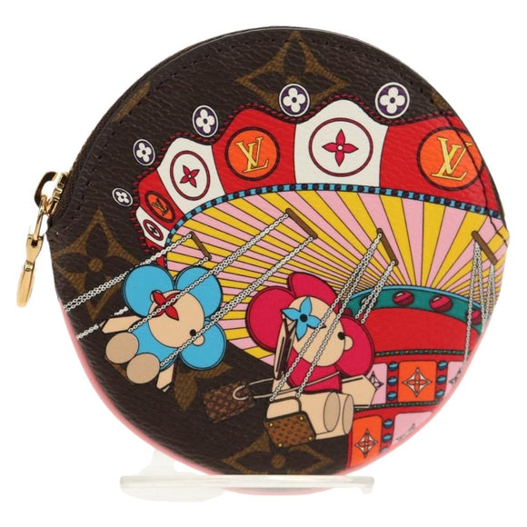 LOUIS VUITTON Monogram Vivienne Porte Monnaie Round Purse M69757 LV Auth 130834M