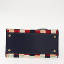 Salvatore Ferragamo Hand Bag Canvas 2way Multicolor Gold Auth 130836V-5