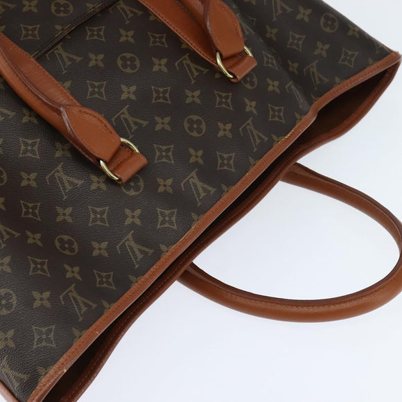 LOUIS VUITTON Monogram Sack Weekend GM Tote Bag M42420 LV Auth 130838