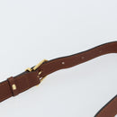 CELINE Shoulder Bag Canvas Multicolor Gold Auth 130839V-8