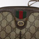 GUCCI GG Supreme Web Sherry Line Shoulder Bag PVC Beige 904 02 047 Auth 130857-18