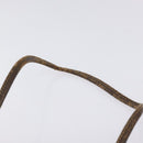 GUCCI GG Supreme Web Sherry Line Shoulder Bag PVC Beige 904 02 047 Auth 130857-8