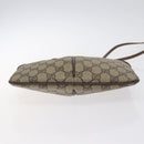GUCCI GG Supreme Web Sherry Line Shoulder Bag PVC Beige 904 02 047 Auth 130857-5