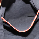 BURBERRY Nova Check Hand Bag Canvas 2way Beige Orange gold Auth 130859-19